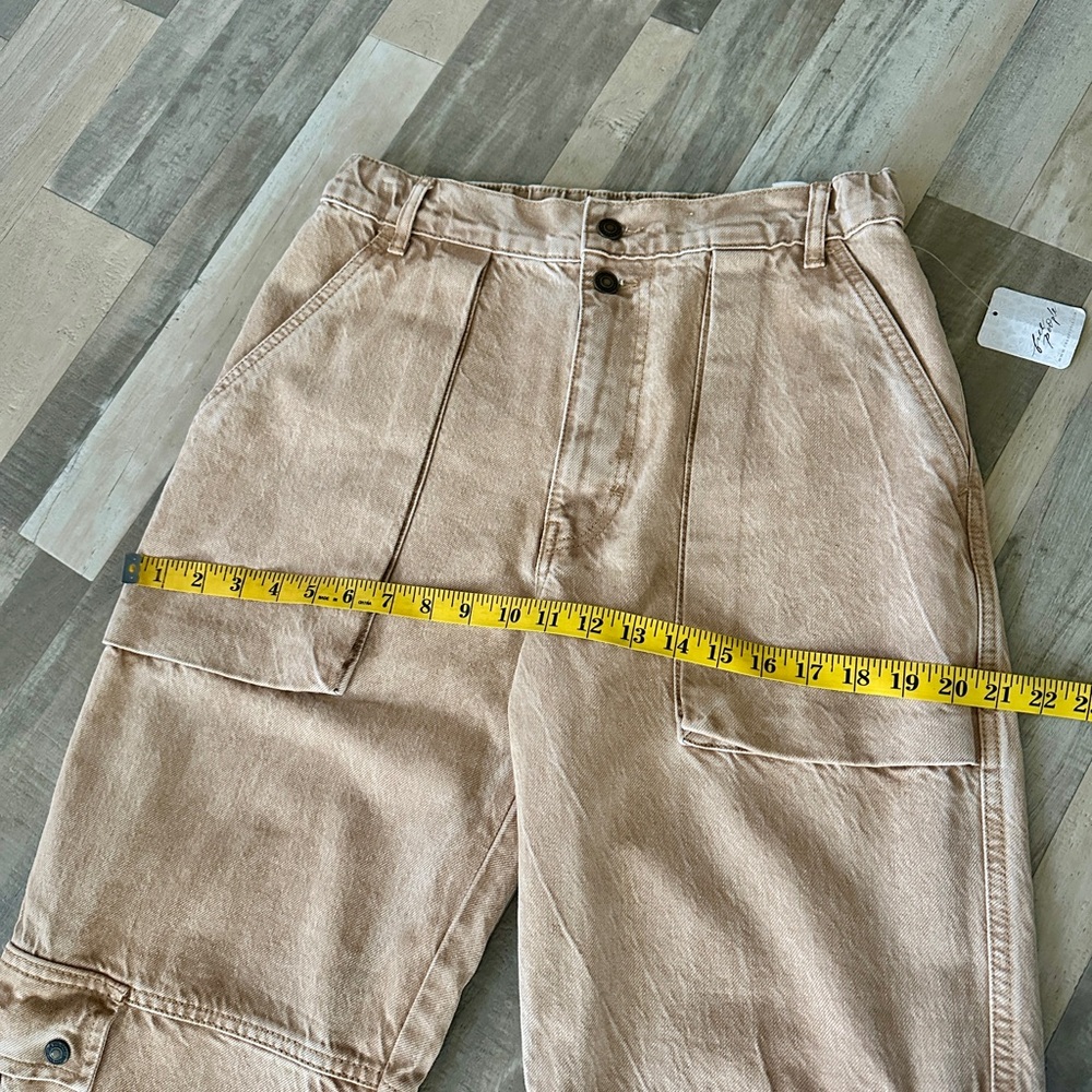 Free People We The Free Marx Slouchy Cargo Pants NWT 27 - Picture 9 of 16